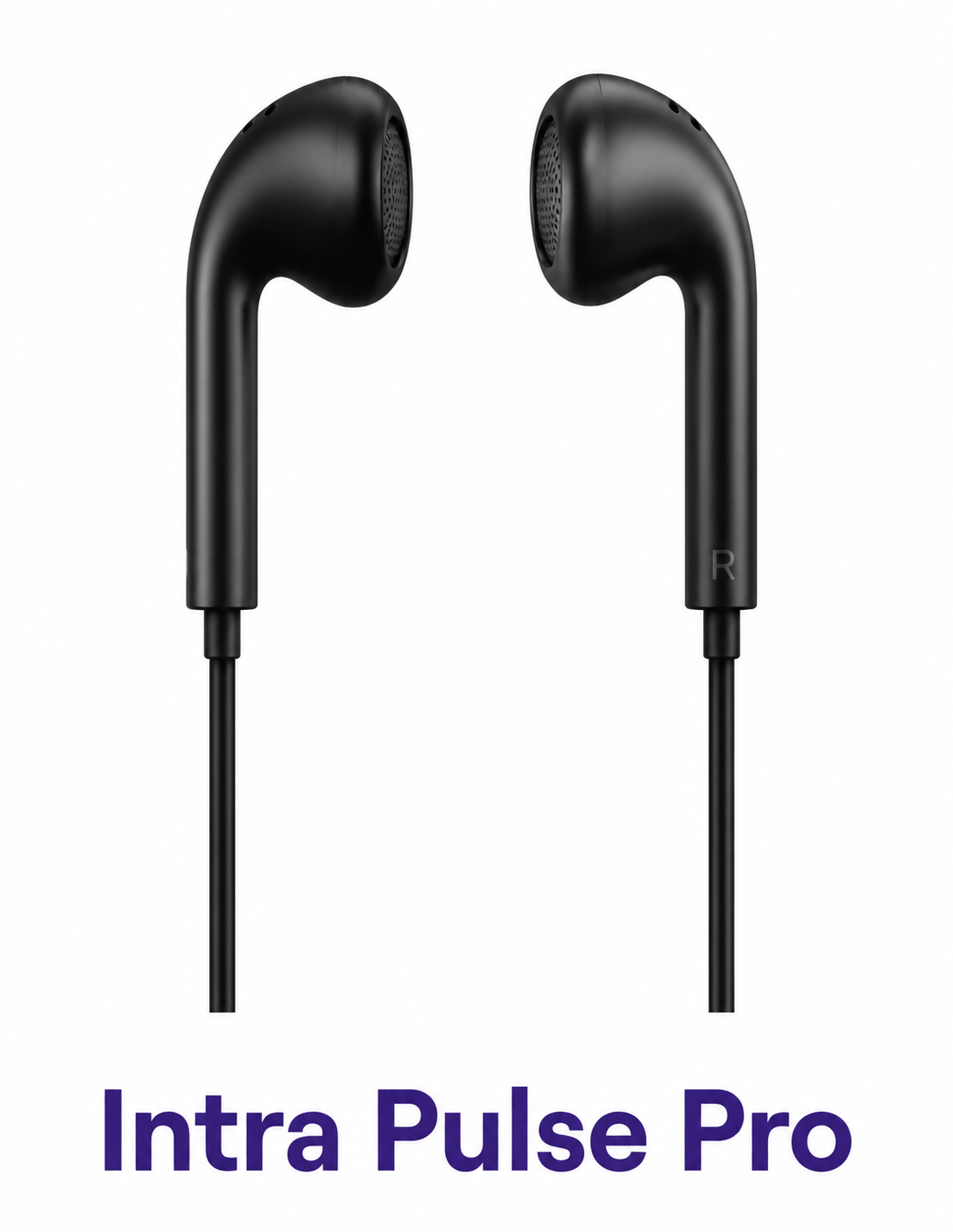 MOBIBOX Intra Pulse Pro wired earphones in black
